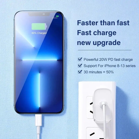20W Fast Charger for iPhone - Unleash the Power of Rapid Charging!