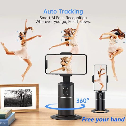 Auto-tracking 360 Tripod (For Phone Use) - Effortless Phone Filmmaking