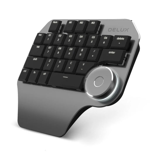 Compact Mini Keyboard with Programmable Keys and Smart Dial